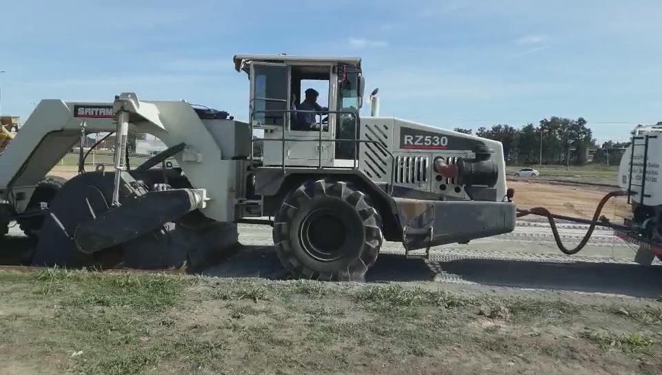 RZ530，阿根廷冷再生施工